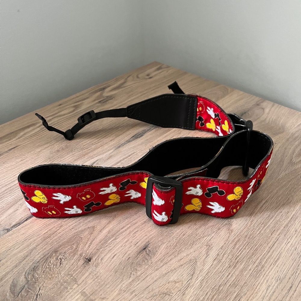 Disney Mickey Mouse Camera Neck Strap Authentic From Walt Disney World